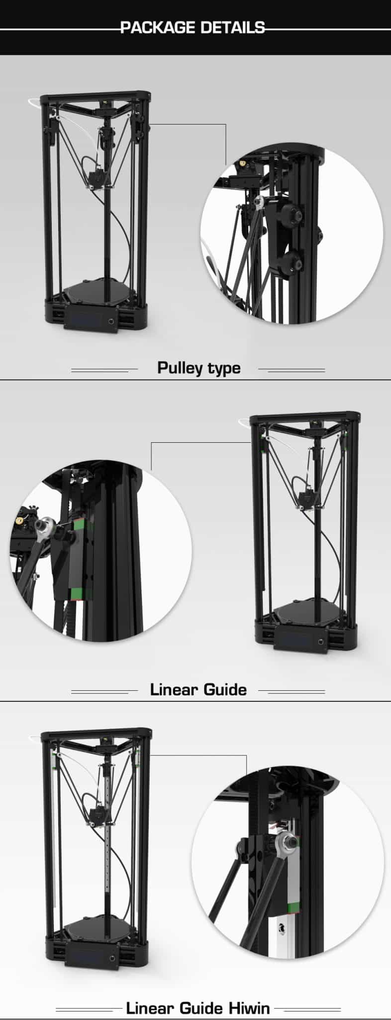 Drukarka 3D PULLEY tani budżet