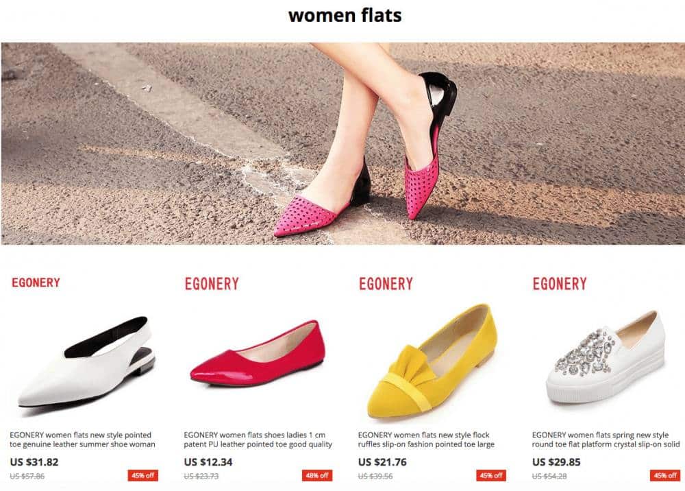 chaussures plates pour femmes aliexpress