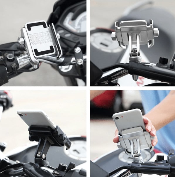 awesome motocycle phone holder