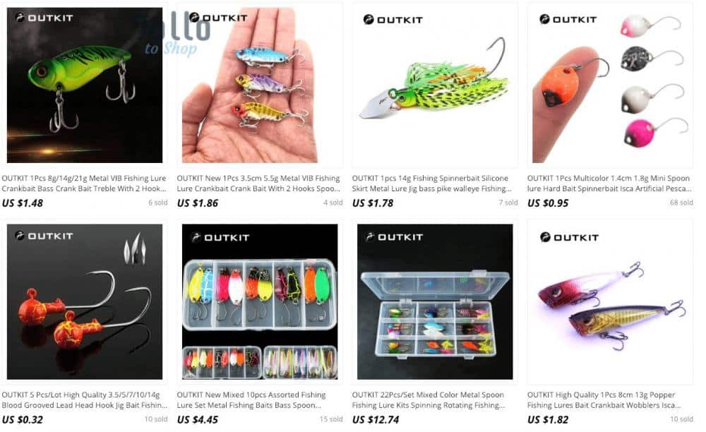 aliexpress señuelos de pesca