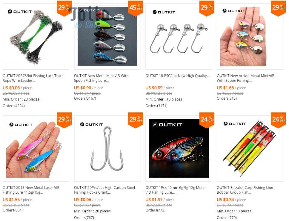 mejor tienda de material de pesca aliexpress