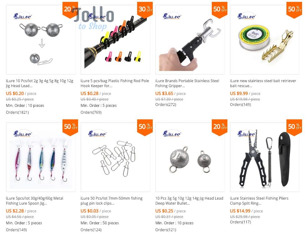 artículos de pesca aliexpress