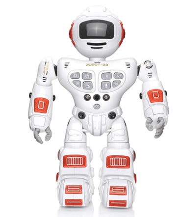 chodzący mówiący robot zabawka