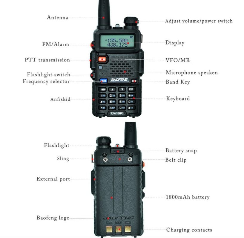 walkie talkie de largo alcance