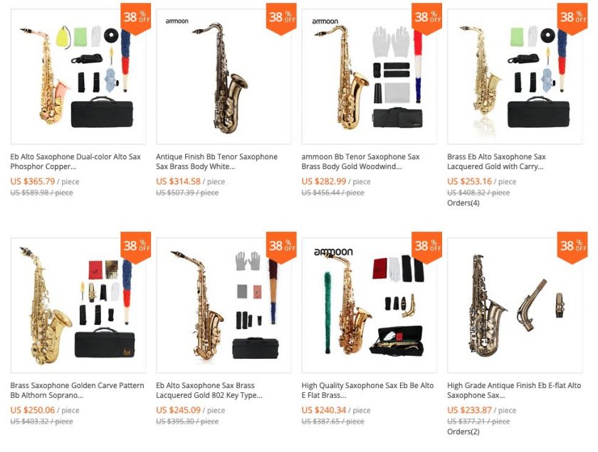 saxophone aliexpress seller