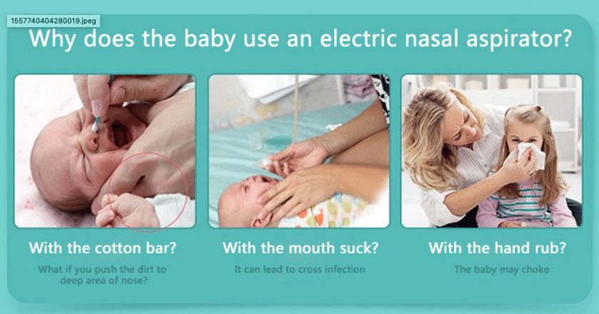 Limpia Nariz Eléctrico Baby Nasal