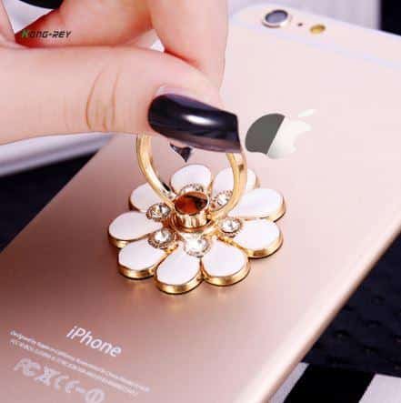 flower ring holder for iphone
