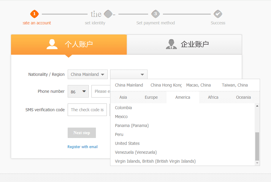 how to use alipay without china bank