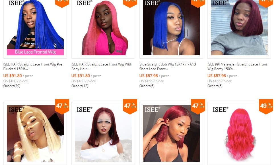 meilleur vendeur de perruques en dentelle aliexpress