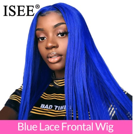 perruque de dentelle bleue aliexpress