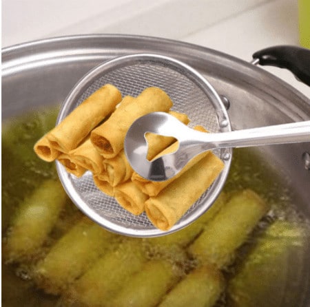 acessório de cozinha scoop de aço inoxidável
