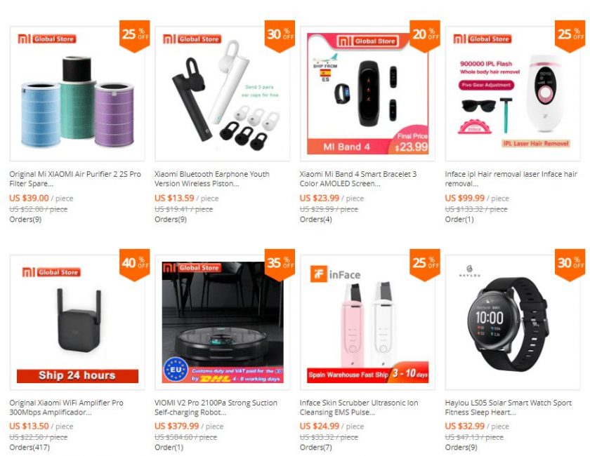 revisão das lojas xiaomi