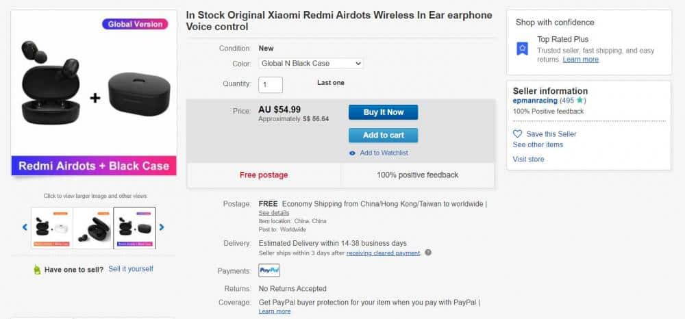 ebay vs aliexpress price compare