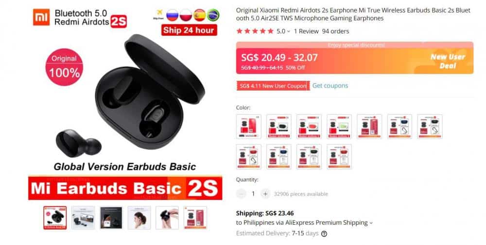 price of ebay vs aliexpress