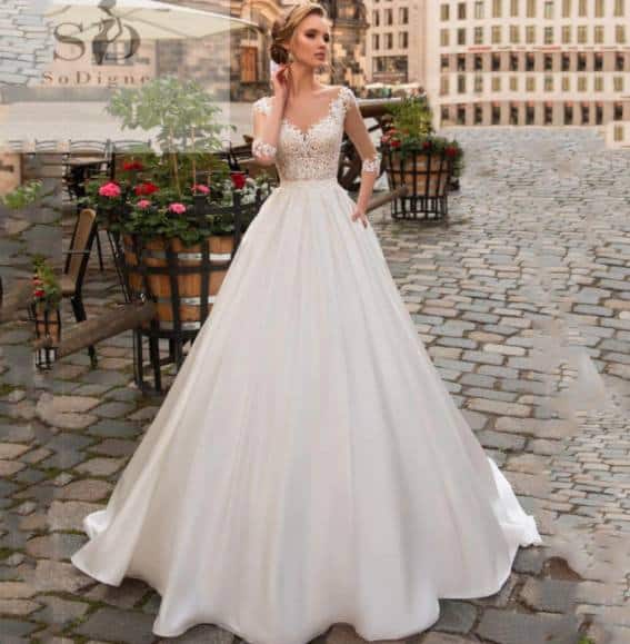 najlepsza suknia ślubna aliexpress