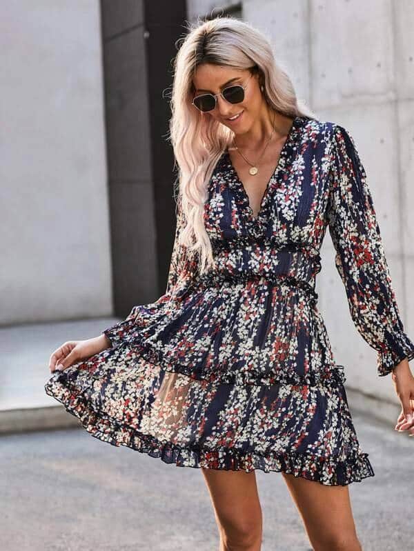 robe à fleurs de shein