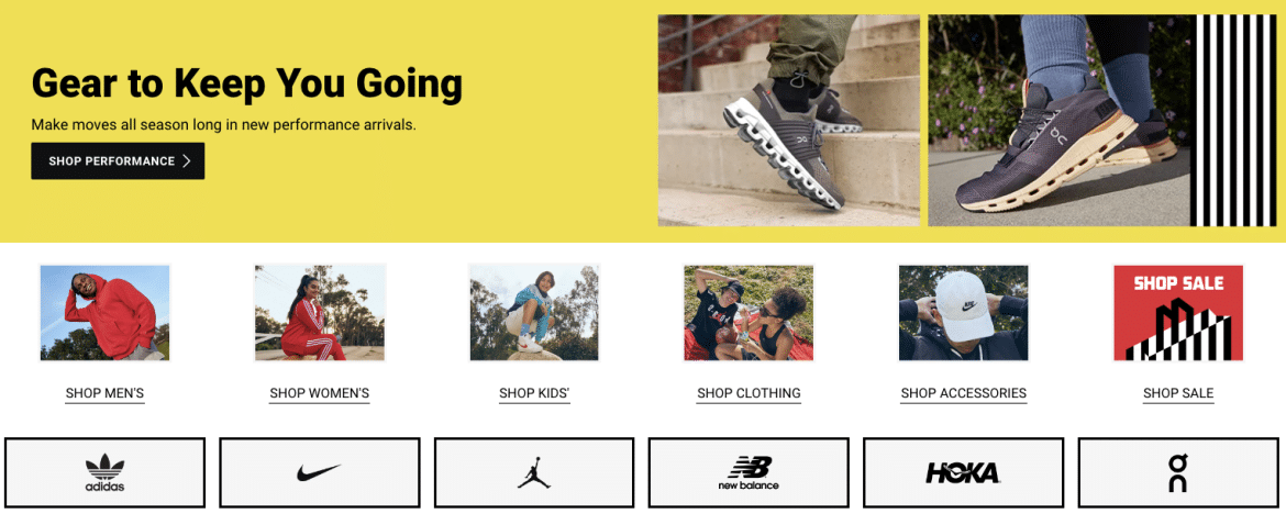 tiendas como foot locker