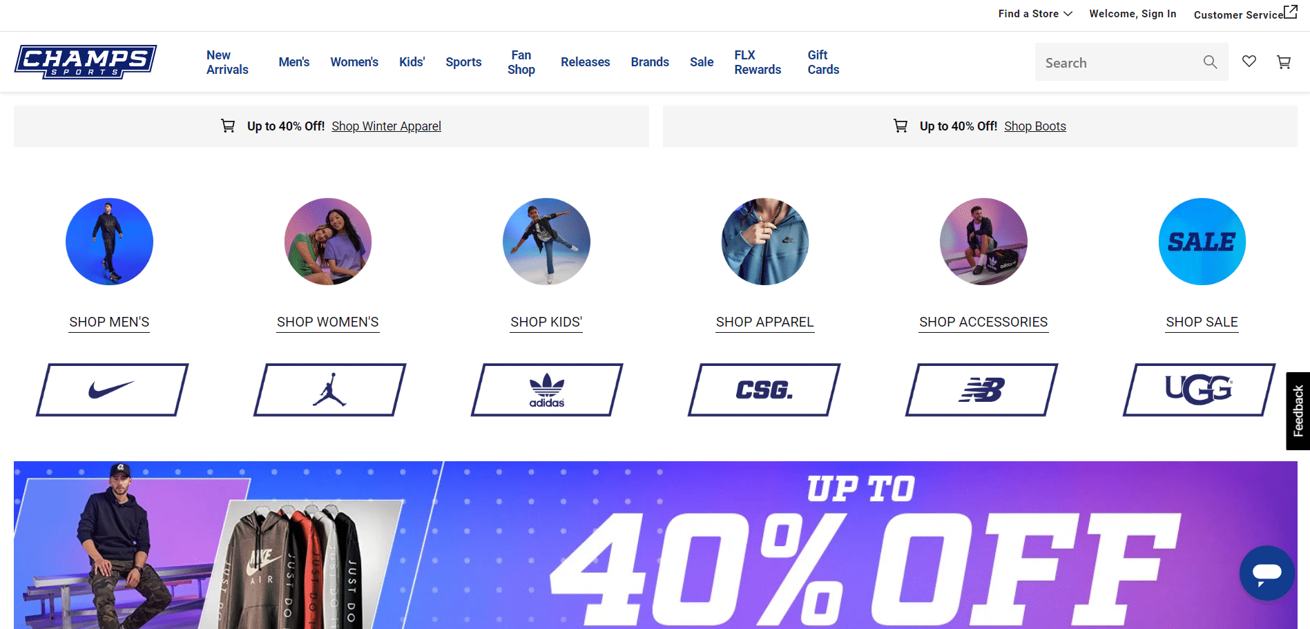 Tiendas como Foot Lockerchamps