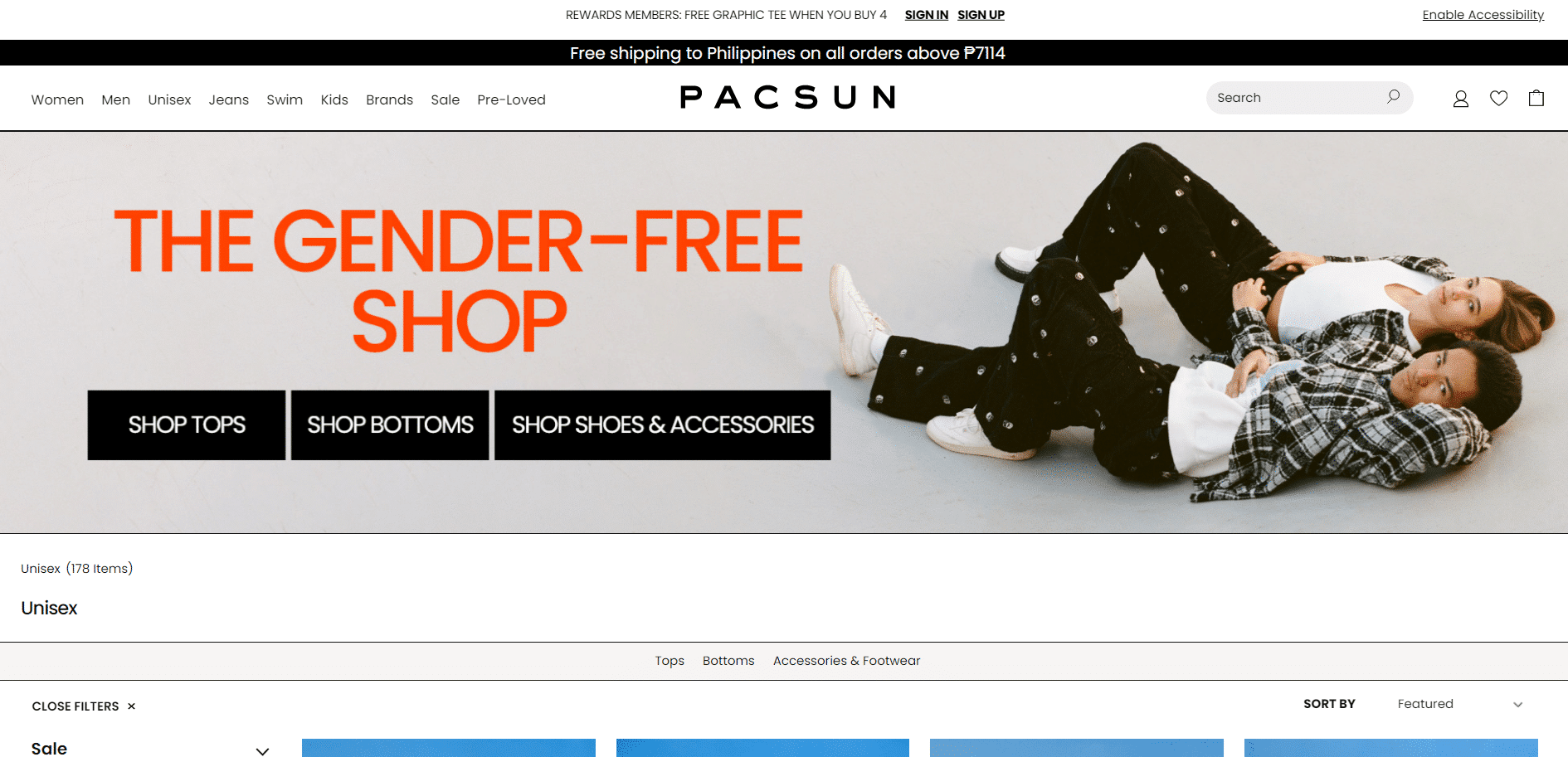 negozi pacsun come Spencers Al vostro servizio