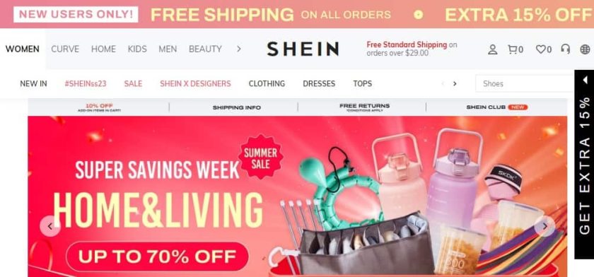 Stores like Akira - Shein