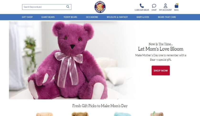 Winkels zoals Build a Bear - Vermont Teddy Bear