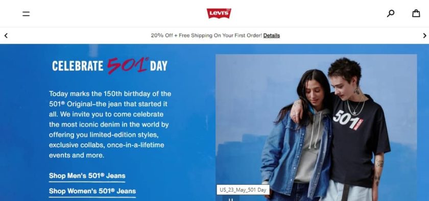 Stores like Gap - Levi's