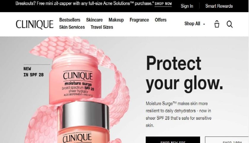 Lojas como Sally Beauty - Clinique