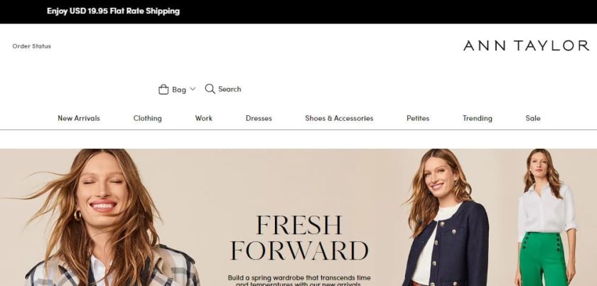 Winkels zoals Talbots - Ann Taylor