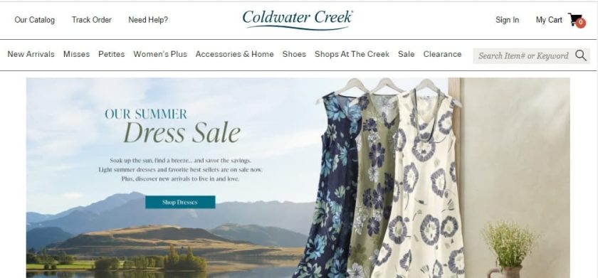 Winkels zoals Talbots - Coldwater Creek