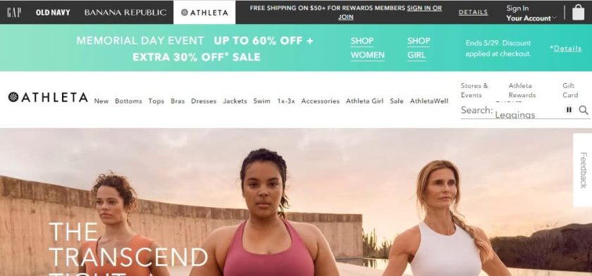Magasins similaires à Venus - Athleta