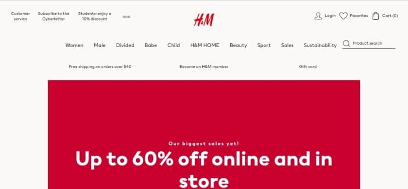 Magasins similaires à Venus - H&M
