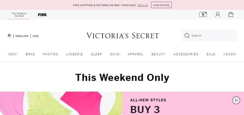 Magasins similaires à Venus - Victoria's Secret