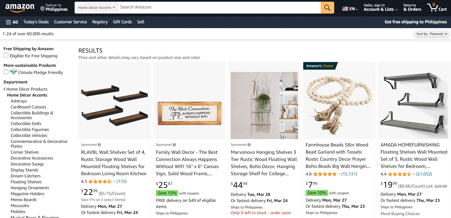 Stores like Kirklands - amazon