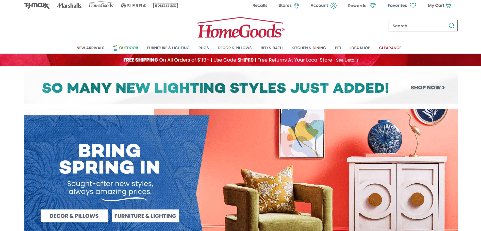 Stores like Kirklands - homegoods