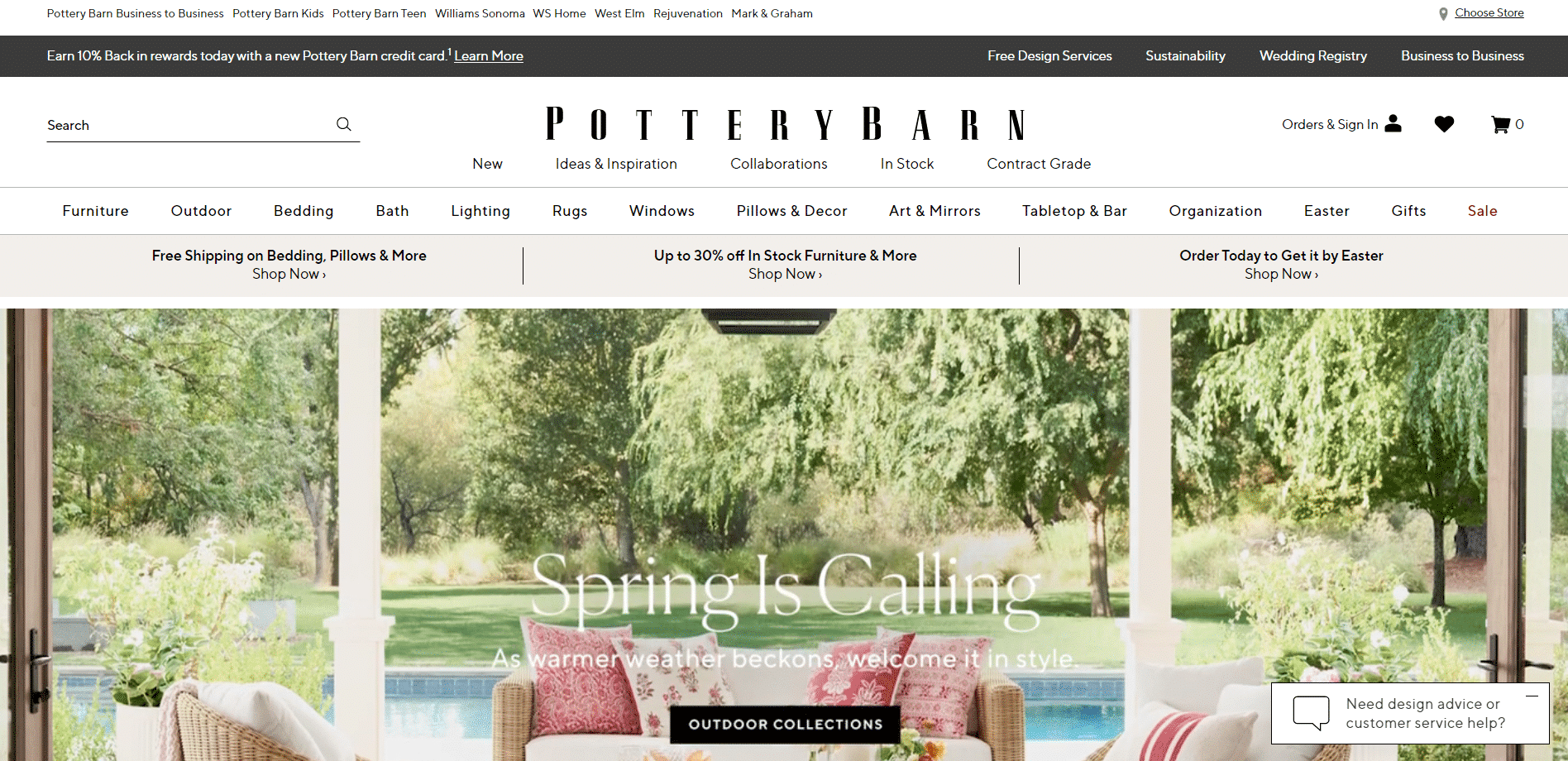 Stores like Kirklands - pottery barn