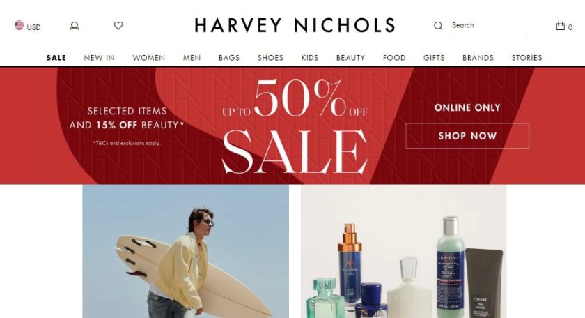 Stores like Bloomingdales - Harvey Nichols