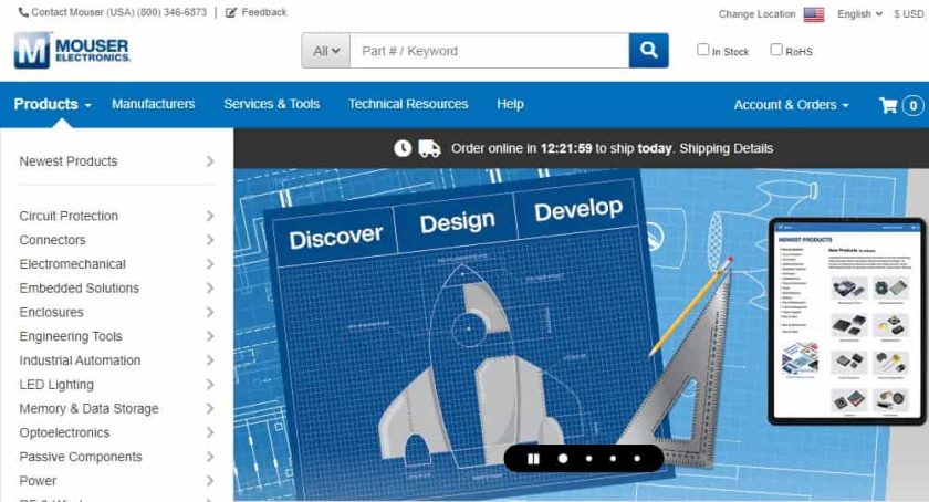 Stores like Microcenter - Mouser