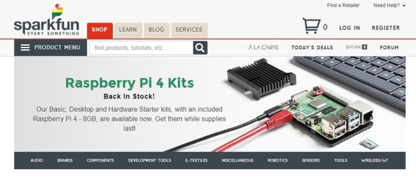 Stores like Microcenter - Sparkfun
