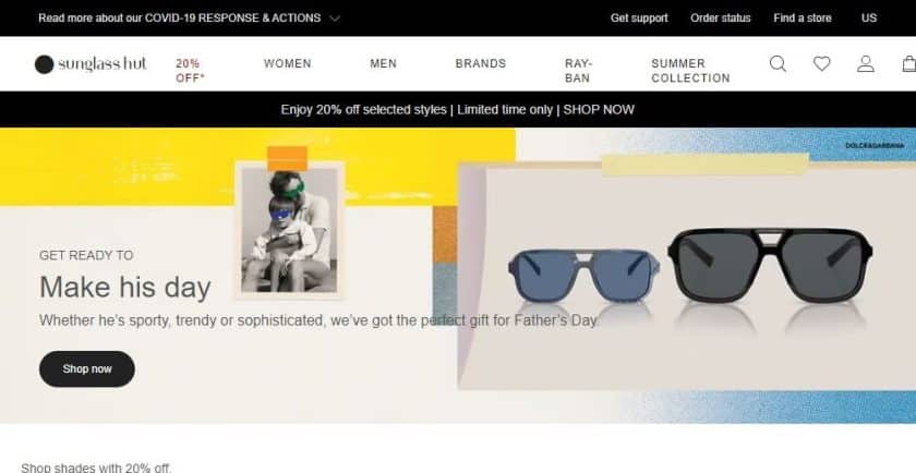 Winkels zoals Oakley - Sunglass Hut