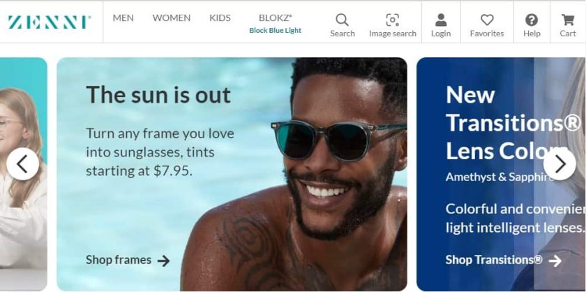 Winkels zoals Oakley - Zenni Optical