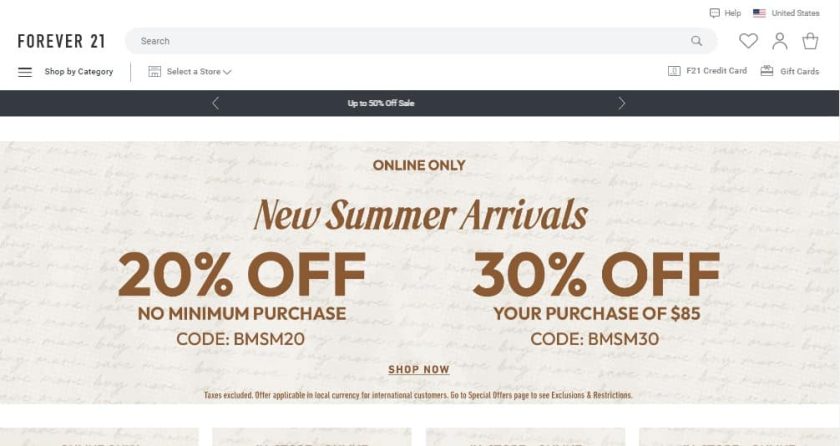 Stores like Rainbow - Forever 21