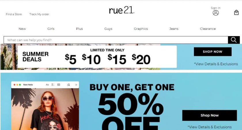 Stores like Rainbow - Rue 21