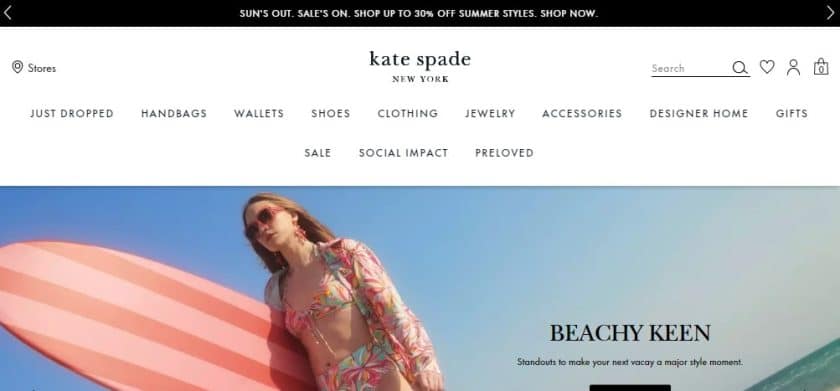 Stores like Saks - Kate Spade