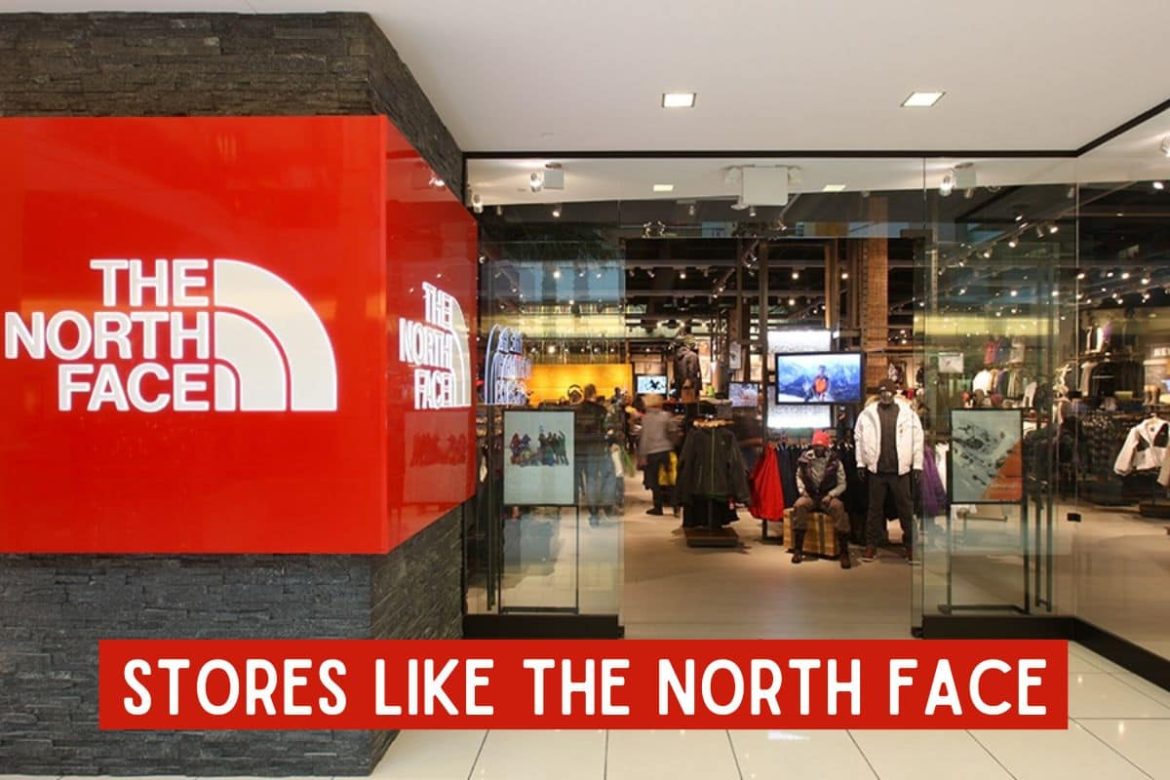 Sklepy takie jak The North Face