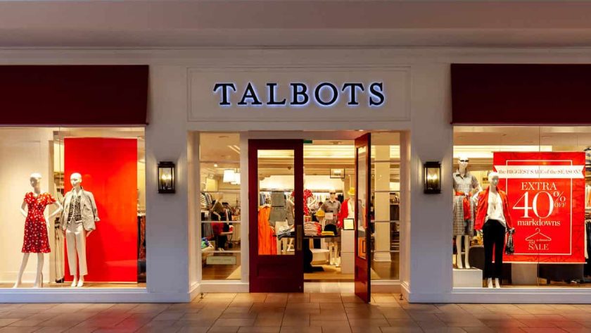 Fechamento da Talbots