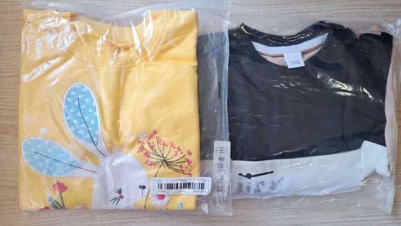 Temu kinderkleding set